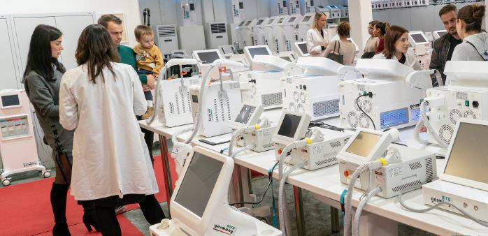 Viel interessantes zu sehen an der Beauty-Messe